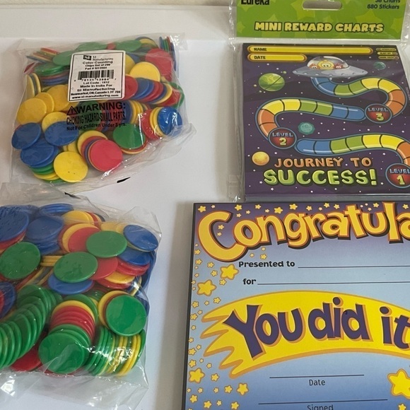 School awards color counting chips teaching materials - Picture 7 of 8